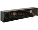 16x13x72 Inch Black Steel Topsider Truck Box