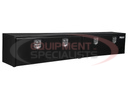 16x13x96 Inch Black Steel Topsider Truck Box