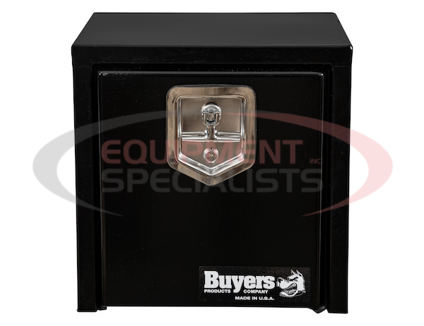 15x13x15 Inch Black Steel Underbody Truck Box with T-Handle