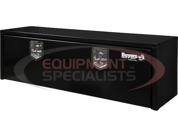 15x13x48 Inch Black Steel Underbody Truck Box with T-Handle