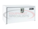 14x16x30 Inch White Steel Underbody Truck Box