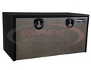 24x24x48 Inch Black Steel Truck Box With Stainless Steel Door
