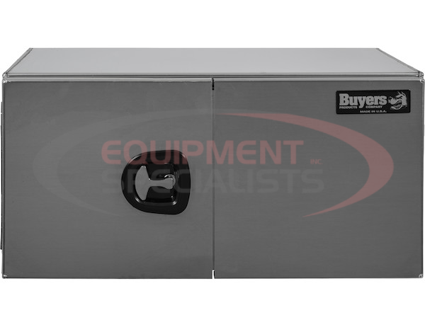 24x24x36 Inch Pro Series Smooth Aluminum Underbody Truck Box - Double Barn Door,?3-Point Compression Latch