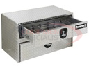 20x18x24 Inch Diamond Tread Aluminum Underbody Truck Box With Drawer