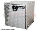 24x24x24 Inch Diamond Tread Aluminum Underbody Truck Box with 3-Pt. Latch