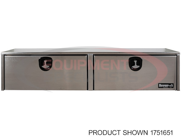 16x13x96 Inch Smooth Aluminum Topsider Truck Box