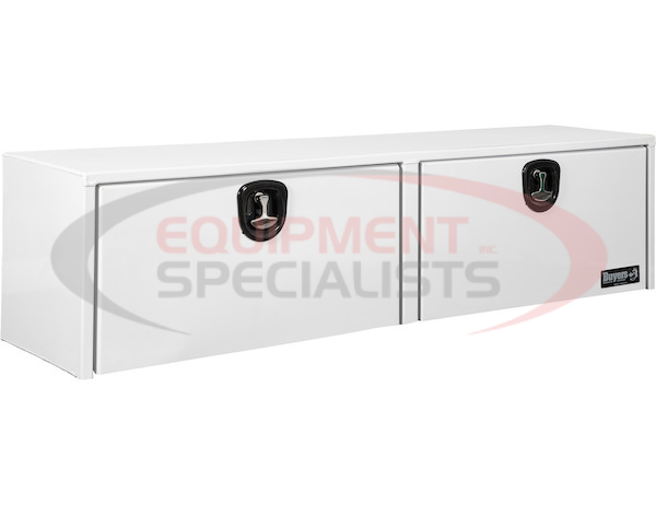 18x16x72 Inch White Smooth Aluminum Topsider Truck Box