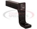 2-1/2 Inch Ball Mount With 3 Inch Drop x 10 Inch Long Tube Black