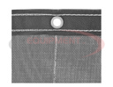 Heavy Duty Black Mesh Tarp 12 x 26 Foot For Roll-Off Container-Manual