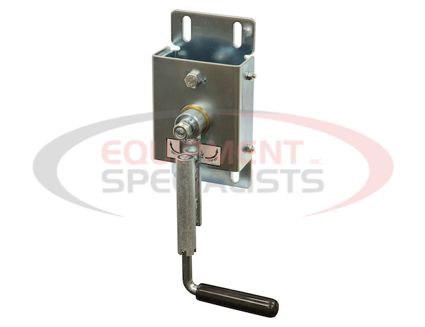 Ground Level Tarp Crank With Friction Brake