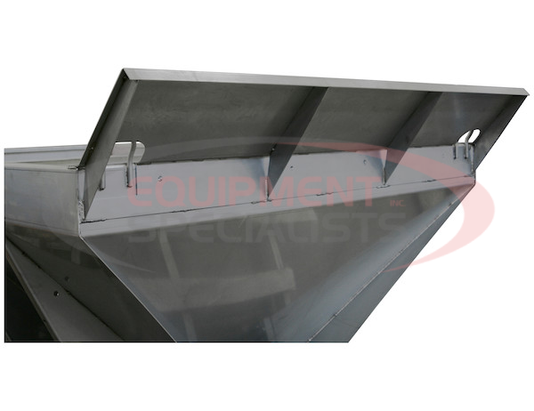 SAM Universal Front Spill Shield Stainless Steel Bolt-On/Weld-On, 82 in. Wide x 12 in. Tall