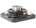 Replacement 4-Hole 1-1/2 Inch Set Screw Locking Flange Bearing