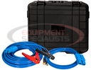 28 Foot Long Booster Cables With Blue Quick Connect - 600 Amp