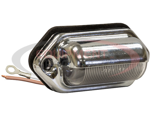2 Inch License/Utility Light With 2 LED and .18 Inch Male Bullet Connectors