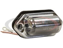 2 Inch License/Utility Light With 2 LED and .18 Inch Male Bullet Connectors