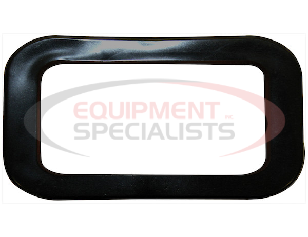 Black Grommet For 2.5 Inch Rectangular Recessed Mount Marker Light