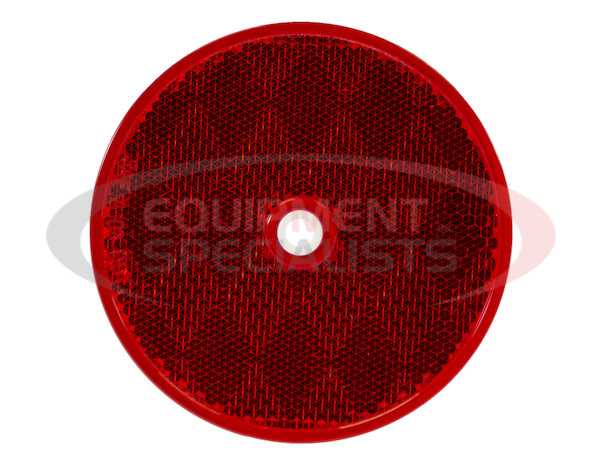 3.1875 Inch Amber Round DOT Bolt-On Reflectors