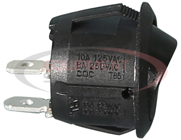Momentary and On/Off Mini Round Rocker Switch Black