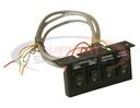 Black 4-Switch Panel 3-On/Off 1-Momentary