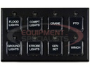 8 Function Switch Panel (Five On/Off, Three Momentary or On/Off)