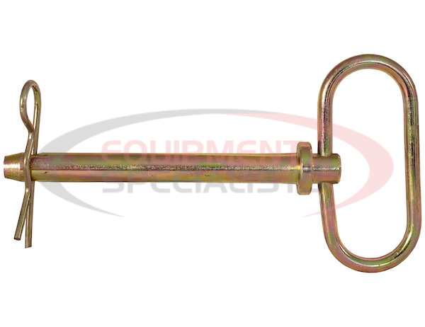 Yellow Zinc Plated Hitch Pins - 1/2 Diameter x 4-1/4 Inch Usable Length