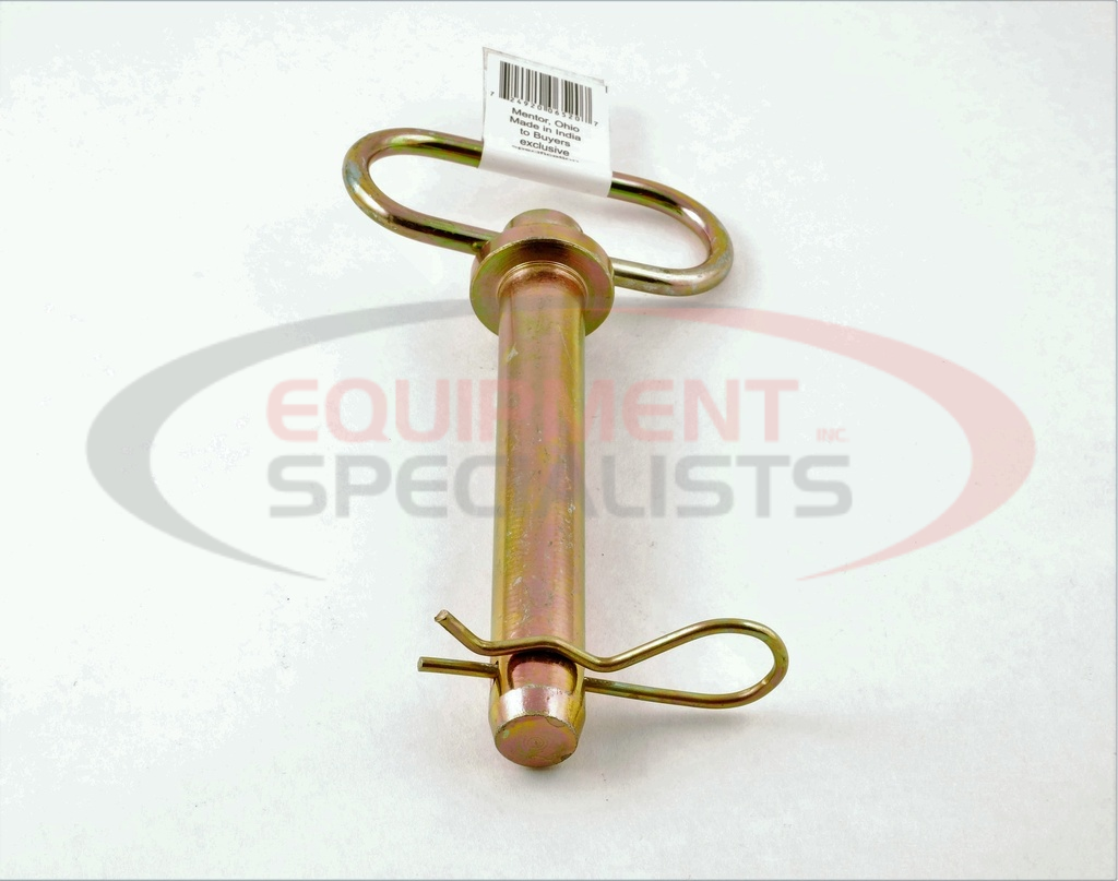 Yellow Zinc Plated Hitch Pins - 3/4 Diameter x 4-1/4 Inch Usable Length