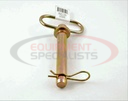 Yellow Zinc Plated Hitch Pins - 3/4 Diameter x 4-1/4 Inch Usable Length