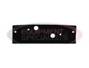 Black Mounting Bracket For 5.125 Inch Thin Mount Surface Mount Strobe Light