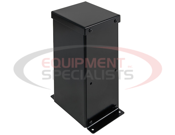 Black Blank Control Console 7 Inch Wide x 6-1/8 Inch Deep x 14-1/8 High