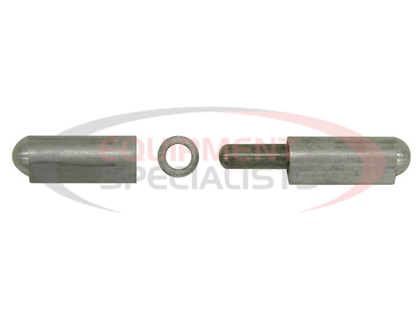 Aluminum Weld-On Bullet Hinge with Stainless Pin and Bushing - 0.77 x 3.94 Inch