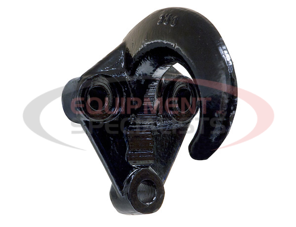 3- Hole Black Powder Coated Drop Forged Bolt-On Heavy-Duty Towing Hook
