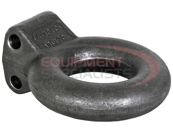 Zinc Plated 10-Ton Forged Steel Tow Eye 3 Inch I.D.