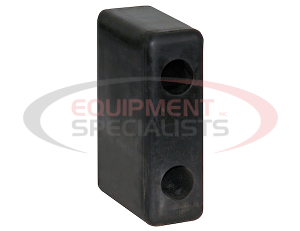 Molded Rubber Bumper - 2-1/2 x 4-1/8 x 6-3/4 Inch Tall - Set of 2