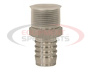 Suction Hose Barbed Adapter 1-1/4 Inch Male NPT x 1-1/4 Inch Hose Barb
