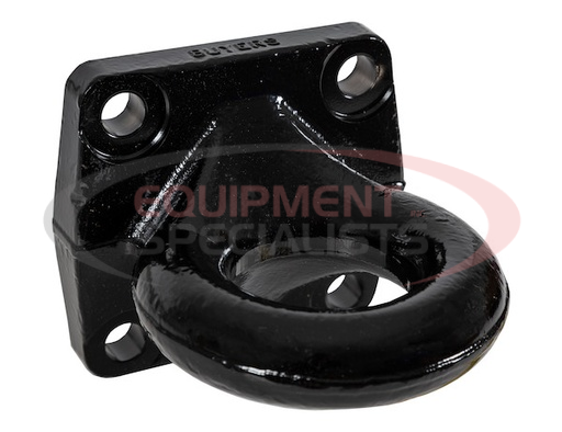 (Buyers) [BDB125015] 2-1/2 Inch I.D. Forged 4-Bolt Mount Drawbar - Black