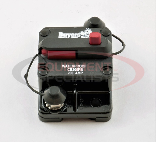 (Buyers) [CB200PB] 200 Amp Circuit Breaker With Manual Push-to-Trip Reset