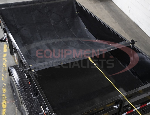 (Buyers) [DTB102] 102 Inch Black Powder Coated Rear Anti-Sail Tarp Tension Bow Kit with Rollers