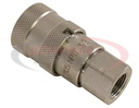 1/2 Inch Female Flush-Face Coupler With 1/2 Inch NPT Port