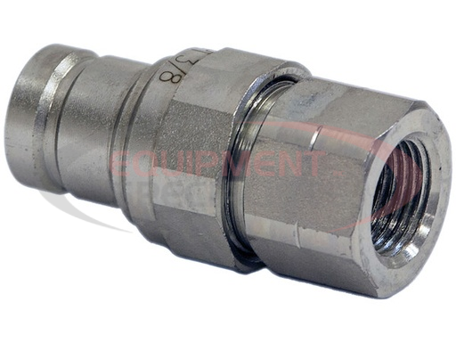 (Buyers) [FM0812] 1/2 Inch Male Flush-Face Coupler With 3/4 Inch NPT Port