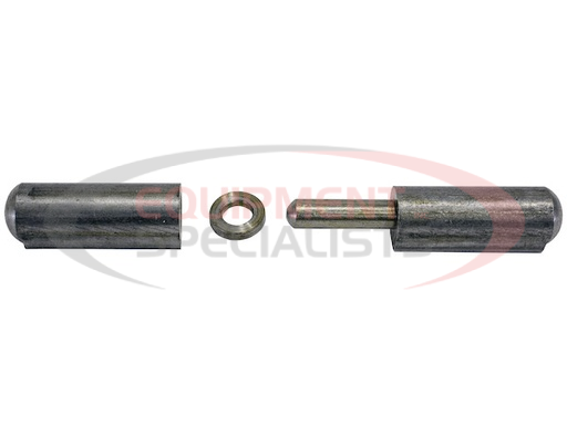 (Buyers) [FSS100] Stainless Weld-On Bullet Hinge with Stainless Pin and Bushing - 0.77 x 3.94 Inch