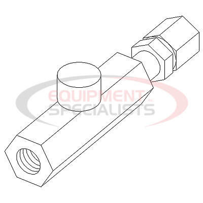 (Boss) [HYD01687] FLOW CONTROL WITH ADAPTER