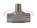 Male Branch Tee 1/4 Inch Male Pipe Thread To Two 1/4 Inch Female Pipe Thread