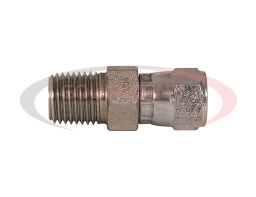 (Buyers) [H9100X4X4] Female 37? JIC Swivel To Male Pipe 7/16 Inch Tube O.D. To 1/4 Inch NPT