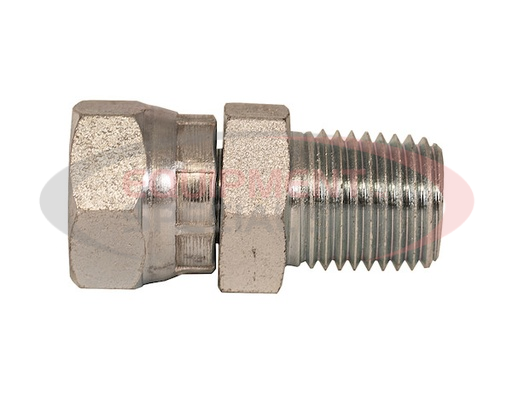 (Buyers) [H9205X8X12] 1/2 INCH NPSM FEMALE PIPE SWIVEL TO 3/4 INCH MALE PIPE THREAD STRAIGHT