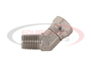 1-11.5 INCH NPSM FEMALE PIPE SWIVEL TO 1-11.5 INCH MALE PIPE 45° ELBOW