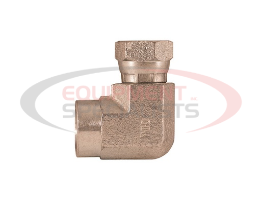 (Buyers) [H9455X24X24] 1.5-11.5 Inch NPSM Female Pipe Swivel To 1.5-11.5 Female Pipe Thread 90? Elbow