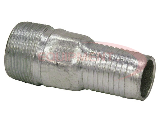 (Buyers) [HCN125] Zinc Plated Combination Nipple 1-1/4 Inch NPT x 1-1/4 Inch Hose Barb