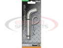 5/8 x 3.3 Inch Clear Zinc Hitch Pin with Cotter - Retail Packaged
