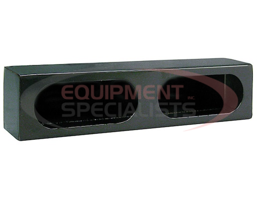 (Buyers) [LB3163] Dual Oval Light Box Black Powder Coated Steel