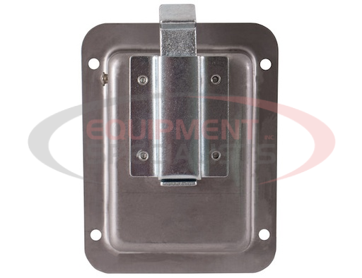 (Buyers) [N3885] Stainless Steel Single Point Non-Locking Paddle Latch - Thru-Hole Mount